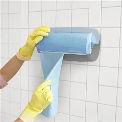 Vileda Quick 'n Dry szivacskendő, 25cm×10m, kék