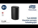 Termékbemutató videó - Tork hulladékgyűjtő, 50 literes, fekete, B1
