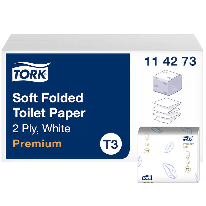 [TO114273] Tork Soft Folded hajtogatott toalettpapír, fehér, 2 réteg, 11×19 cm, 252 lap/csomag, 30 csomag/karton, T3, ex:TO114271
